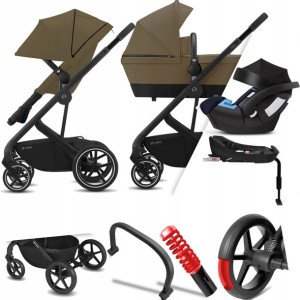 Wózek Cybex Balios S 2-in-1 06|+ Cybex Aton 5 Baza