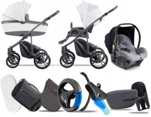 Bebetto 3w1 New 2020 Bresso Grey 22|avionaut Pixel