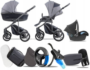 Bebetto 3w1 New 2020 Bresso Grey 24|maxi Cosi Citi