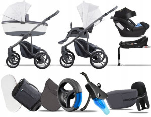 Bebetto 4w1 New 2020 Bresso Grey 22 | Zestaw Cybex