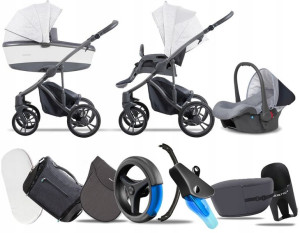 Bebetto 3w1 New 2020 Bresso Grey 22 |fotelik Carlo