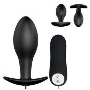 Korek Dildo Analne 8,5cm Wibrator Plug 12 funkcji