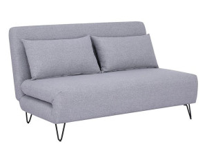 Sofa Zenia Szary Tap.137/czarny