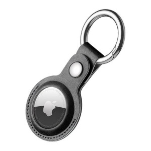 Etui do APPLE AIRTAG Dux Ducis AirTag Secure Holder Skórzane czarne