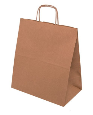 Torba papierowa brązowa 30x17x34 305/170/345 A4 pr