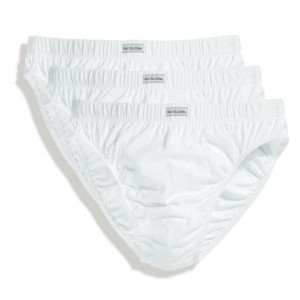 Slipki męskie Classic Slip 3-PACK Fruit Of The Loom Biały XL