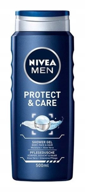Nivea Men, Protect&Care, żel pod prysznic dla mężczyzn, 500ml