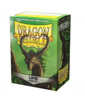 Protektory MATOWE Limonkowe 100 szt Dragon Shield koszulki MtG Lime