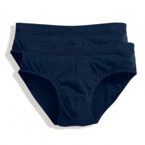 Slipki męskie Classic Sport 2-PACK Fruit Of The Loom Ciemnogranatowy M
