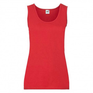 Koszulka damska Valueweight Vest Fruit of the Loom Czerwony L