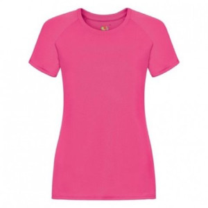 Koszulka damska Performance Fruit of the Loom Fuchsia XS