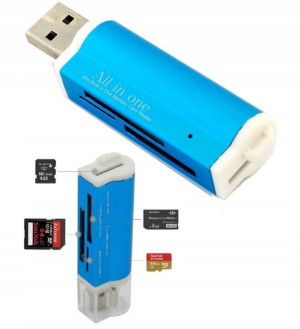 Czytnik Kart Pamięci Micro Sdhc/sdxc Metalowy Usb