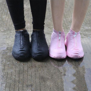 Gumowe wodoodporne ochraniacze na buty z suwakiem