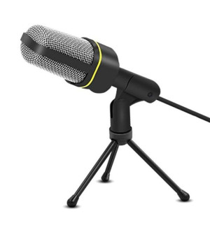 UNIWERSALNY MIKROFON KOMPUTEROWY AUX minijack 3,5mm Tripod Statyw AK143C