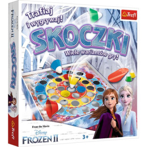 Skoczki FROZEN gra skaczące czapeczki Kraina Lodu