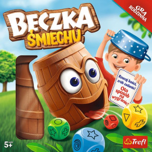 BECZKA ŚMIECHU śmieszna rodzinna gra planszowa Trefl