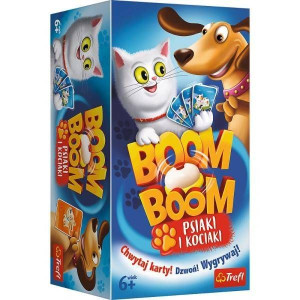 BOOM BOOM Psiaki i kociaki gra planszowa Trefl bum