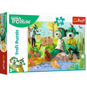 Puzzle 30 Trefliki nad stawem bajka Trefl 18265
