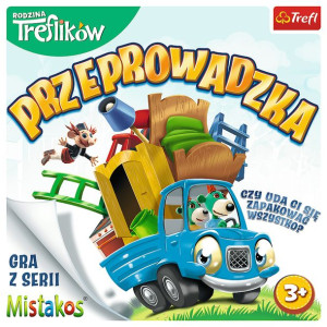 Przeprowadzka Gra planszowa zręcznościowa Trefliki Trefl 3+