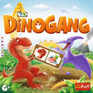 DINOGANG Gra planszowa dinozaury dla dzieci 6+