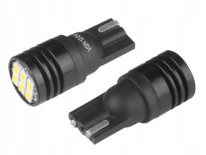 Żarówki Ledowe W5w T10 6x3020 Smd Canbus 2w 12/24v