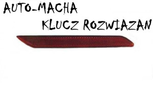 Alfa Romeo 156 odblask w tylny zderzak Lewa