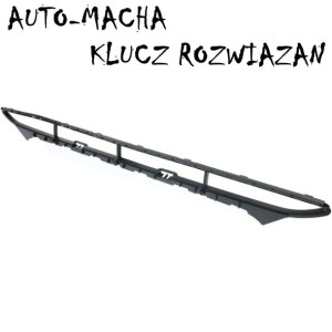 Audi A4 B8 FL 11-15 atrapa kratka w zderzak przedni środkowa CZARNA