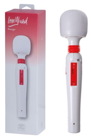 MINDS of LOVE Love Wand Massager white/ red