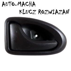 Renault Trafic II Klamka wewnetrzna drzwi CZARNA LEWA LINKA