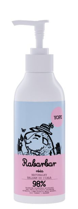 YOPE Balsam do ciała RABARBAR I RÓŻA 300ml