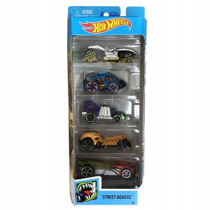 HOT WHEELS 5 PAK Autka Street Beasts GHP57