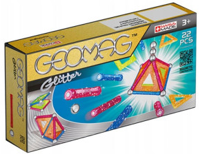 Geomag GLITTER klocki magnetyczne 22 elementy