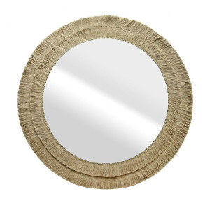 HOMEDE Lustro okrągłe ROTI 70X70X1 juta