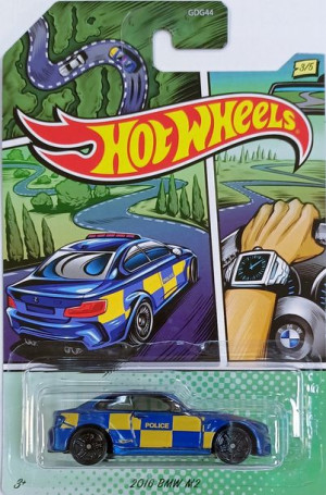 Hot Wheels 2016 Bmw M2 Police 3/5 1:64