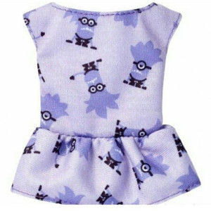 BARBIE UBRANKO DLA LALEK Top Minionki FLP48