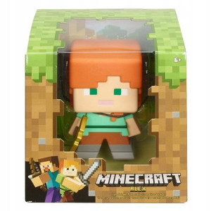 Minecraft Alex Ze Złotym Kilofem 10 CM