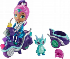 Shimmer i Shine - Lalka Zeta i skuter FHN31 Fisher