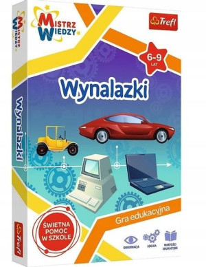 Trefl edukacyjna Gra Wynalazki Mistrz Wiedzy 01958
