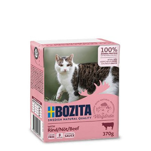 BOZITA Cat Mokra Sos Wołowina 370g