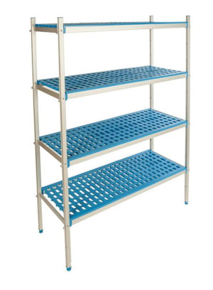 Regał 97x40x175cm magazynowy 4 półki - alushelf