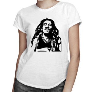 Bob Marley - damska koszulka z nadrukiem reggae