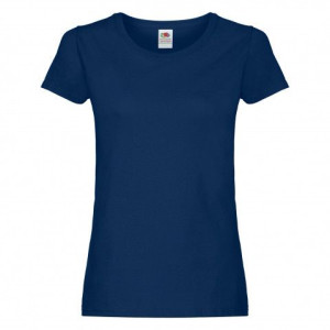 Koszulka damska Ladyfit Original Fruit of the Loom Granatowy L