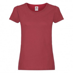 Koszulka damska Ladyfit Original Fruit of the Loom Ceglasty XS