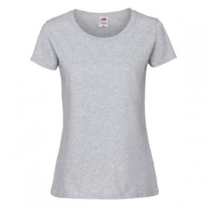 Koszulka damska Ringspun Premium Fruit of the Loom Heather Grey L