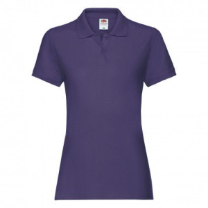 Koszulka damska Premium Polo Fruit of the Loom Fioletowy XXL