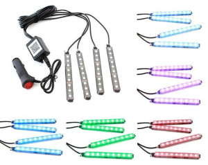 Zd65b Oświetlenie Wnętrza Samochodu Auta Rgb 36led