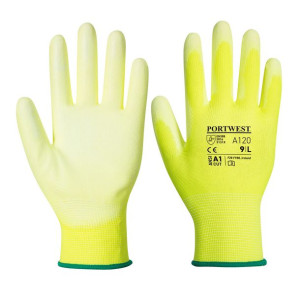Rękawica powlekana PU PORTWEST [A120] Żółty M