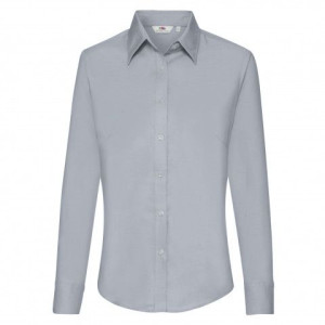 Koszula damska Oxford z długim rękawem Fruit Of The Loom Oxford Grey S