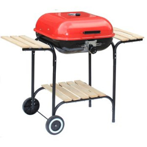 Grill prostokątny Activa wózek z pokrywą 46 cm Activa