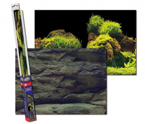 Aquanova Tło Dwustronne Plants/Rock 60x30Cm